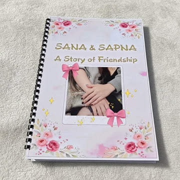 Customizable Memory Book – Personalised Friendship & Story Book | Photo + Text | Perfect Gift